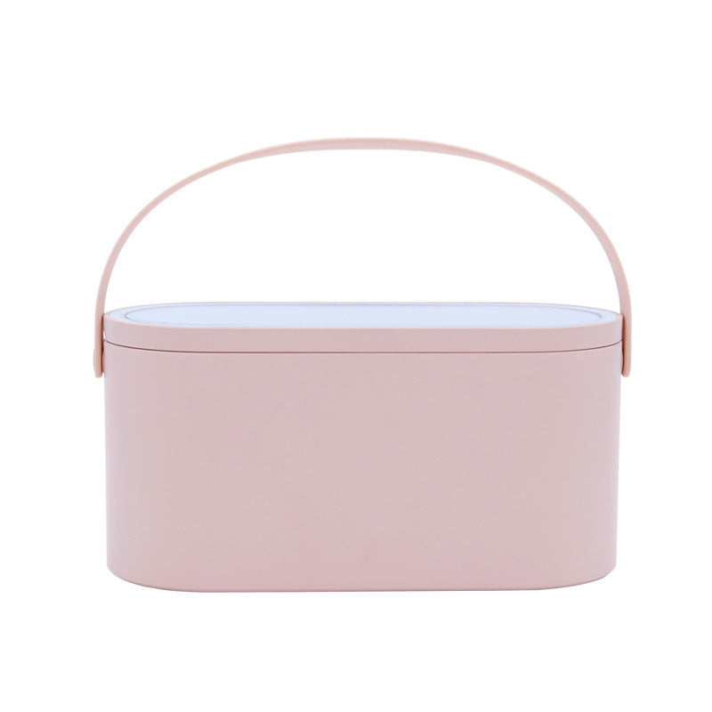 GlowCase – Portable LED Makeup Mirror with Storage