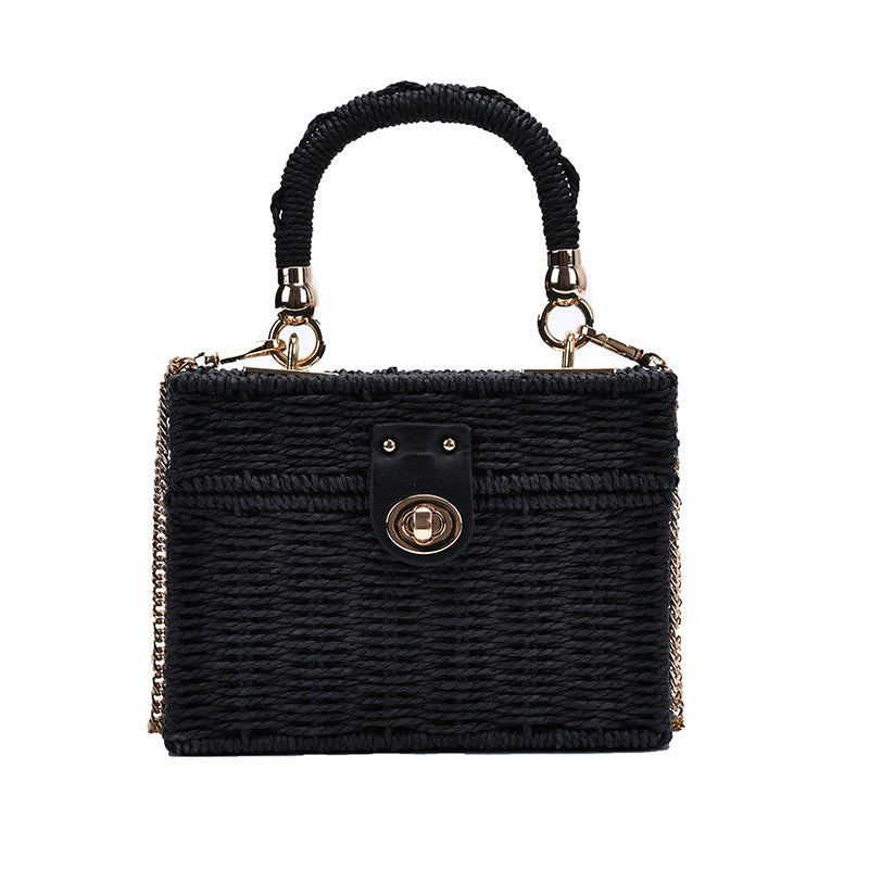 Net Red Straw Bag