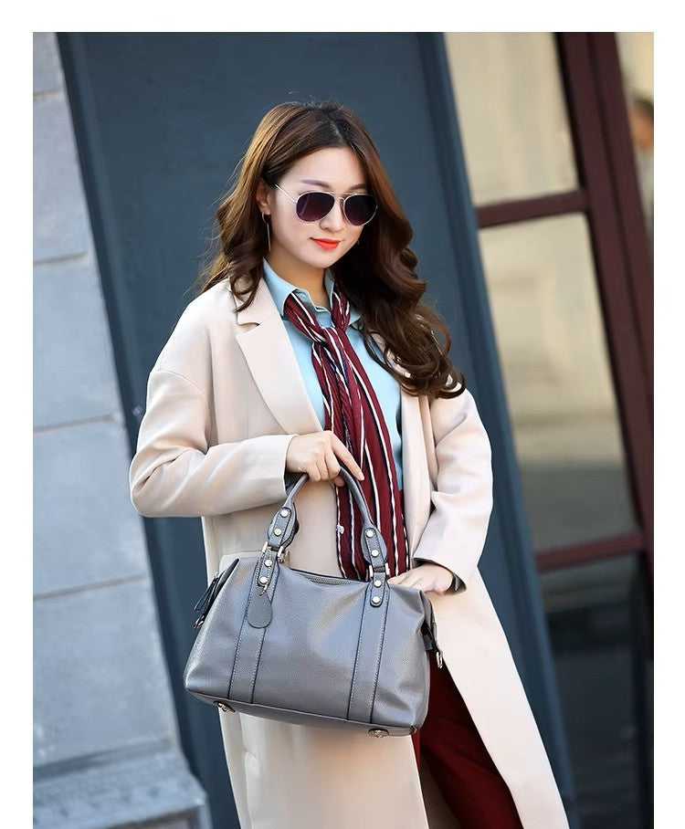 Eleganza Luxe - Fashion PU Leather Women's Handbag