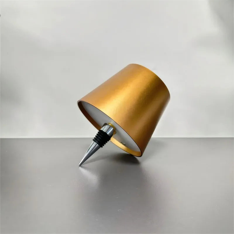 Lampe tactile VinoGlow : lampe de table LED sans fil pour bouteille de vin (rechargeable par USB)