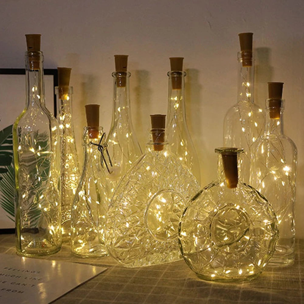 Charm de luz de corcho
