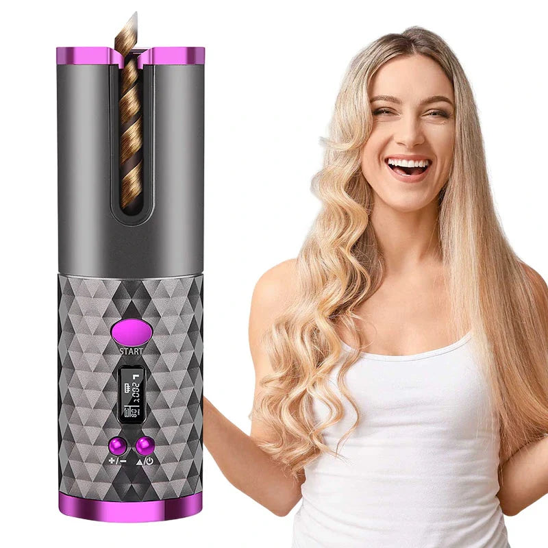 CurlaWave Pro - Cordless Automatic Curling Iron