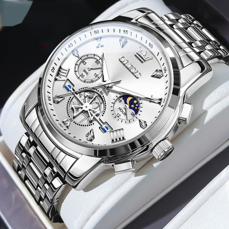 EternaQuartz - Stainless Steel Precision Watch
