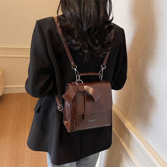 LumiLace Urban Charm – Fashion Bow Backpack for Women