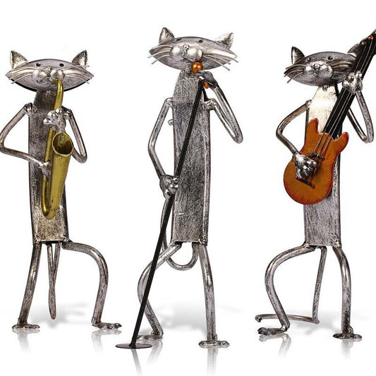 JazzCats – Musical Iron Cat Sculptures