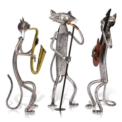 JazzCats – Musical Iron Cat Sculptures