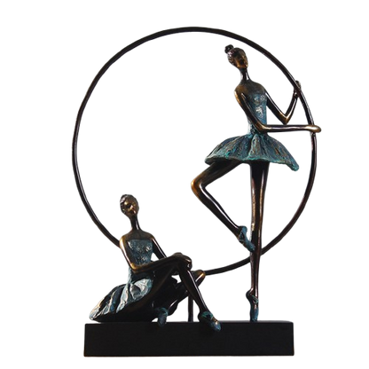 Resin Craft Ballet Girl Creative Living Room Cabinet Home Decoration Decoration
