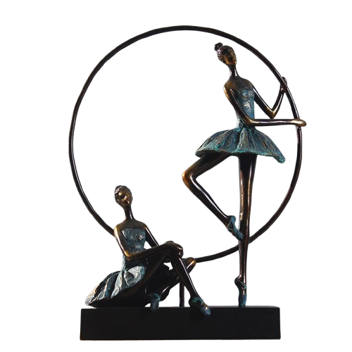 Resin Craft Ballet Girl Creative Living Room Cabinet Home Decoration Decoration