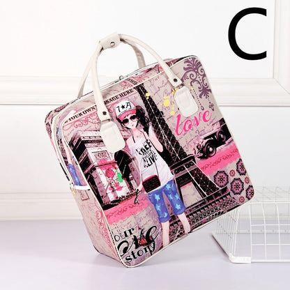 Cartoon Hand Travel Bag, Business Trip Bag, Luggage Bag, Sports Bag, Shoulder Travel Bag