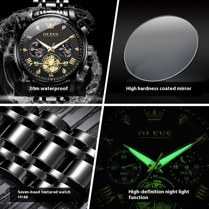 EternaQuartz - Stainless Steel Precision Watch