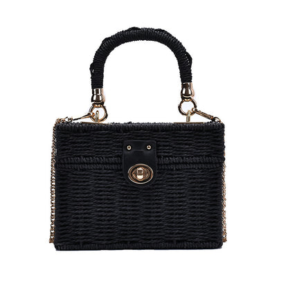 Net Red Straw Bag