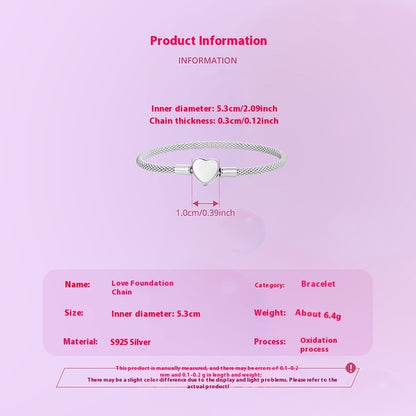 Heart Bracelet Valentine's Day Series Versatile High Sense