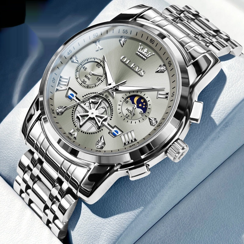 EternaQuartz - Stainless Steel Precision Watch