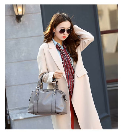 Eleganza Luxe - Fashion PU Leather Women's Handbag