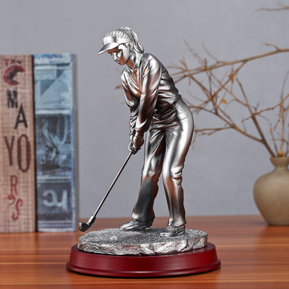 Creative Home Resin Golf Character Decoration