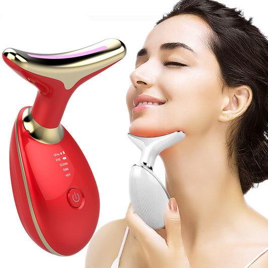 LumiTherm VibeLift – EMS & LED Thermal Neck Rejuvenator