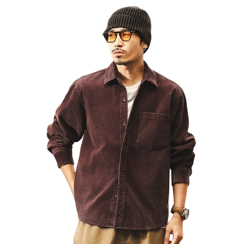 UrbanCord Classic – Retro Corduroy Shirt Jacket for Men